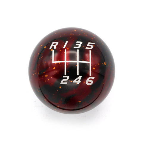 RED COSMIC SPACE - 6 SPEED VELOCITY ENGRAVING - AUDI/VW MANUAL FITMENT
