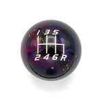 PURPLE COSMIC SPACE - 6 SPEED VELOCITY ENGRAVING (REVERSE RIGHT-DOWN) - MAZDA FITMENT