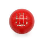 GLOSS RED WEIGHTED - 6 SPEED WRX ENGRAVING - 6 SPEED WRX FITMENT