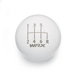 GLOSS WHITE WEIGHTED - 6 SPEED WRX ENGRAVING - 6 SPEED WRX FITMENT