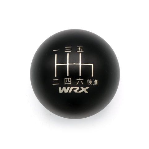 MATTE BLACK WEIGHTED - 6 SPEED WRX JAPANESE ENGRAVING - 6 SPEED WRX FITMENT