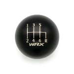 MATTE BLACK WEIGHTED - 6 SPEED WRX ENGRAVING - 6 SPEED WRX FITMENT