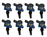 ACCEL Ignition Coil - SuperCoil - 1998-2008 Ford 4.6L/5.4L/6.8L 2-valve modular engines -Blue - 8-Pack