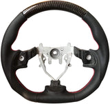 D-Shaped Steering Wheel for Subaru WRX STI 2008-2014 Models I Strong & Stylish I Easy to Install I Steering Wheel Replacement I Designed to Fit Perfectly I Size:350mm