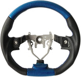 D-Shaped Steering Wheel for Subaru WRX STI 2008-2014 Models I Strong & Stylish I Easy to Install I Steering Wheel Replacement I Designed to Fit Perfectly I Size:350mm