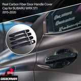 Door Handle Scratch Protector Compatible for Subaru WRX STI 2015-2020 Dry Carbon Fiber Lightweight Strong with U-Resistant Clear Coating