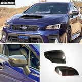 Mirror Cover Cap Dry Carbon for Turning Signal LED Light Version I Compatible for SUBARU WRX/WRX STI 2015-2020 Decorative Trim I Lightweight Strong with U-Resistant Clear Coating