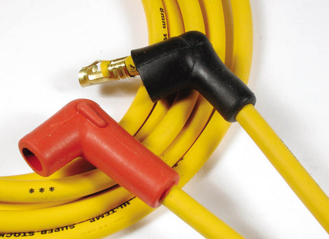 ACCEL Spark Plug Wire Set - Super Stock Graphite Core 8mm -  Yellow
