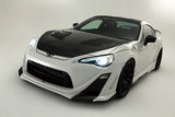 VARIS ARISING-II CARBON FRONT LIP COVER FOR 2012-16 TOYOTA 86/FR-S [ZN6]