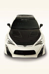 VARIS ARISING-II CARBON FRONT LIP COVER FOR 2012-16 TOYOTA 86/FR-S [ZN6]