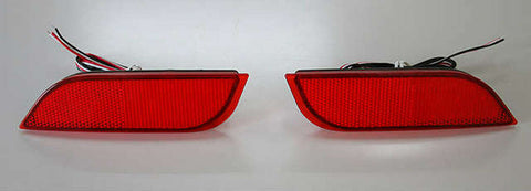 CS9735RS-1R - CHARGE SPEED JDM SPEC RED LED REAR REFLECTOR FOR SUBARU VEHICHES (PAIR)