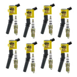 ACCEL Ignition Upgrade Kit- 1998-2008 Ford 4.6L/5.4L/6.8L 2-valve egines, yellow, 8-pack