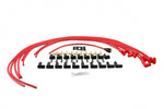 ACCEL Spark Plug Wire Set- 8mm - Super Stock Universal with Graphite Core - Red Wire with Red 90 Deg Boots