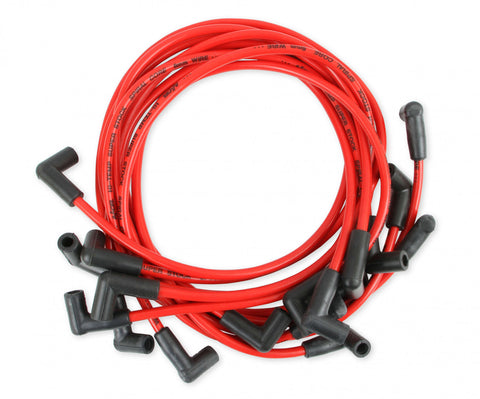 ACCEL Spark Plug Wire - 8mm - Super Stock - 500 Ohms/Ft Sprial Core - Custom - Red Wire - SBC 1978-1980 V8 HEI