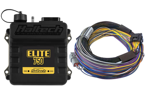 HALTECH Elite 750 + Basic Universal Wire-in Harness Kit Length: 2.5m (8')