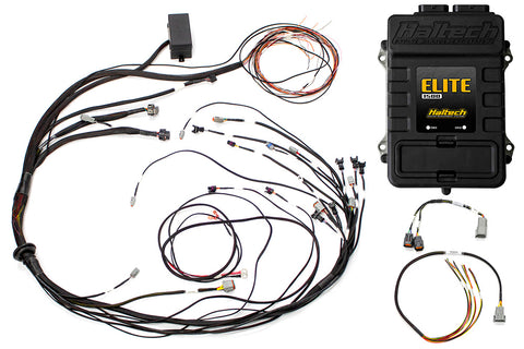 HALTECH Elite 1500 + Mazda 13B S6-8 CAS with Flying Lead Ignition Terminated Harness Kit Injector Connector: Bosch EV1