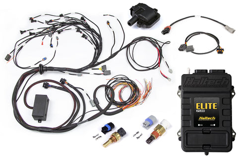 HALTECH Elite 2500 + Terminated Harness Kit for Nissan RB30 Single Cam with LS1 Coil & CAS sub-harness