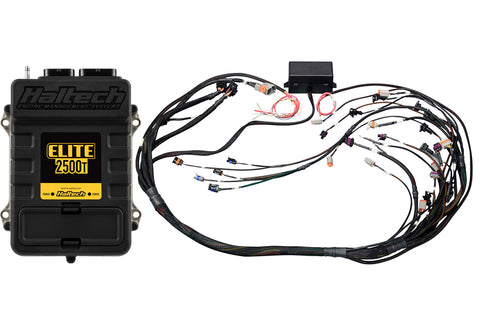 HALTECH Elite 2500 T + GM GEN IV LSx (LS2/LS3 etc) non DBW Terminated Harness Kit Injector Connector: Bosch EV1