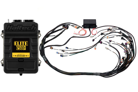 HALTECH Elite 2500 T + GM GEN IV LSx (LS2/LS3 etc) DBW Ready Terminated Harness Kit Injector Connector: Bosch EV1