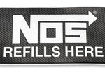 NOS NOS REFILLS HERE Carbon Fiber Decal