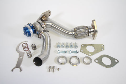 PLM Subaru EWG 44mm Up Pipe with Turbosmart WG45 Gen V Wastegate (Blue)