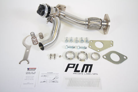 PLM Subaru EWG 44mm Up Pipe with Turbosmart WG45 Gen V Wastegate (Black)