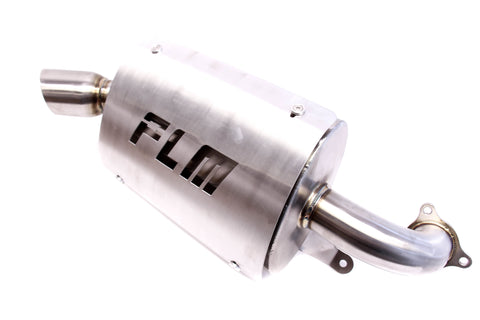 PLM Polaris RZR Pro XP Bolt-On Exhaust (Silver)