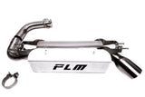 PLM Honda Talon Slip-On Exhaust With Heat Shield (Silver)