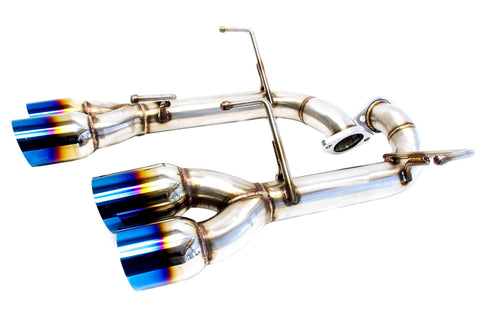 PLM Subaru WRX & STI 2015 - 2019 Axle-Back Exhaust / Muffler Deletes (Titanium Blue Tip)