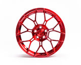 VR Forged D09 Wheel Brushed Red 18x9.5  40mm 5x114.3