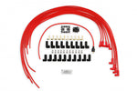 ACCEL Spark Plug Wire Set - 8mm - Universal - Red Wire with Red 90 Deg Boots