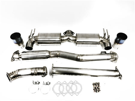 Private Label Mfg Power Driven Titanium Exhaust - Evo X 08-15 V2