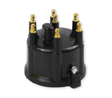 ACCEL Distributor Cap - Dodge 3.9L, V6 - Male - HEI Style - Black