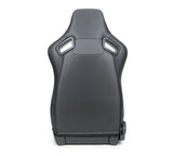 Reclinable Racing Seat Omega in Vinyl