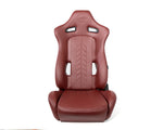 Reclinable Racing Seat Arrow in Vinyl