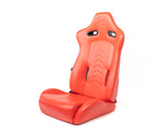 Reclinable Racing Seat Arrow in Vinyl