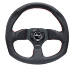 FLAT BOTTOM STEERING WHEEL LEATHER