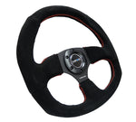 FLAT BOTTOM STEERING WHEEL SUEDE