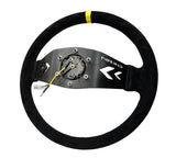 350MM TWO SPOKE STEERING WHEEL SUEDE