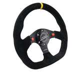 FLAT BOTTOM STEERING WHEEL SUEDE