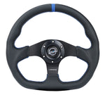 FLAT BOTTOM STEERING WHEEL LEATHER