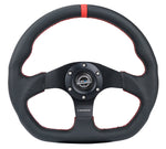 FLAT BOTTOM STEERING WHEEL LEATHER