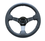 330MM DEEP DISH STEERING WHEEL LEATHER