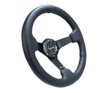 330MM DEEP DISH STEERING WHEEL LEATHER