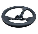 330MM DEEP DISH STEERING WHEEL LEATHER