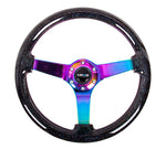 350MM 3" DEEP DISH WOOD GRAIN STEERING WHEEL