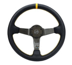 CARBON FIBER COLORED STEERING WHEEL 350MM DEEP DISH