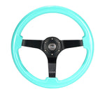 350MM 3" DEEP DISH WOOD GRAIN STEERING WHEEL