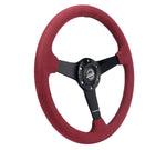 350MM FLAT STEERING WHEEL ALCANTARA