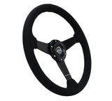 350MM FLAT STEERING WHEEL ALCANTARA